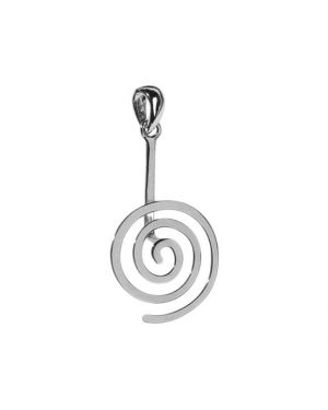 Donuthalter "Spirale" Silber glänzend, für Donut bis 40mm
