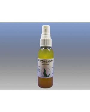 Wurzel-Chakra-Massageöl mit Edelstein Blut-Jaspis, 50 ml Sprühflasche